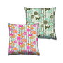 Aberto Design Juego de Cojines AB-4603-4604, 2 Piezas 43x43 cm, Algodón y Poliéster, para Sofá y Decoración del Hogar, Cojines con Funda Extraíble y Relleno de Silicona